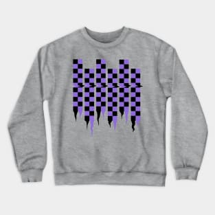 Grid Melt Crewneck Sweatshirt